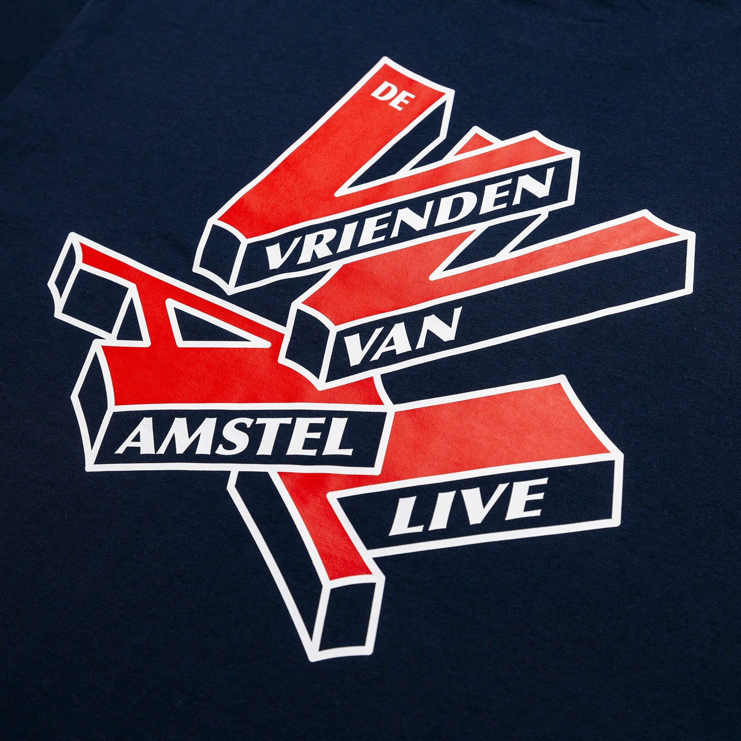 Letterbox tee navy